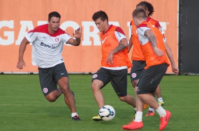 Inter em treino antes de enfrentar o Cuiab&aacute;