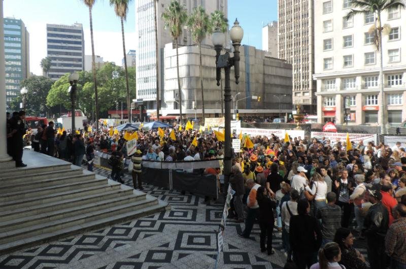 Bloco de Lutas tem protestos marcado para o final da tarde, no memso local