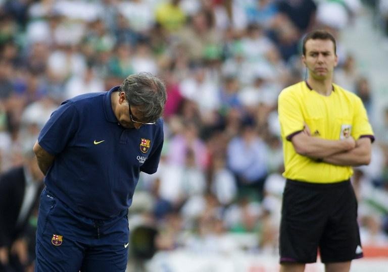 T&eacute;cnico Gerardo Martino pediu a sa&iacute;da do Barcelona