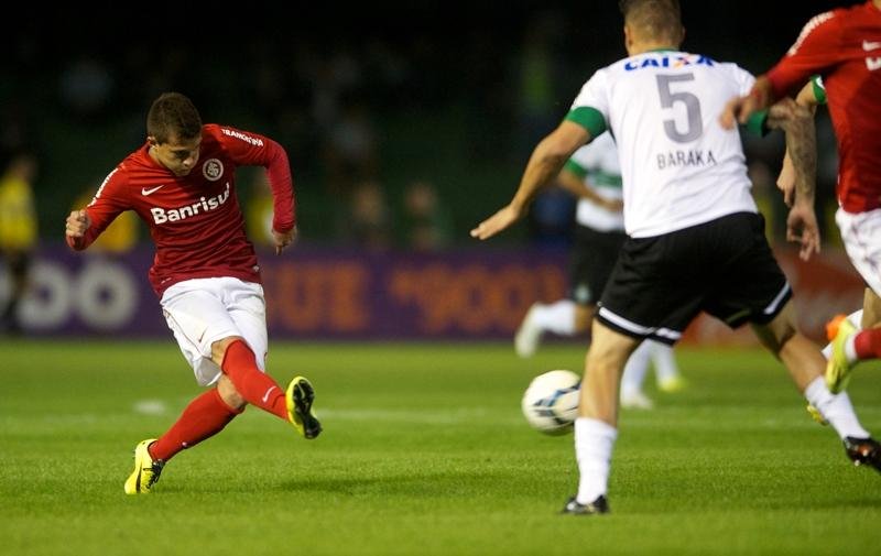 Inter empatou em 1 a 1 com o Coritiba no Couto Pereira