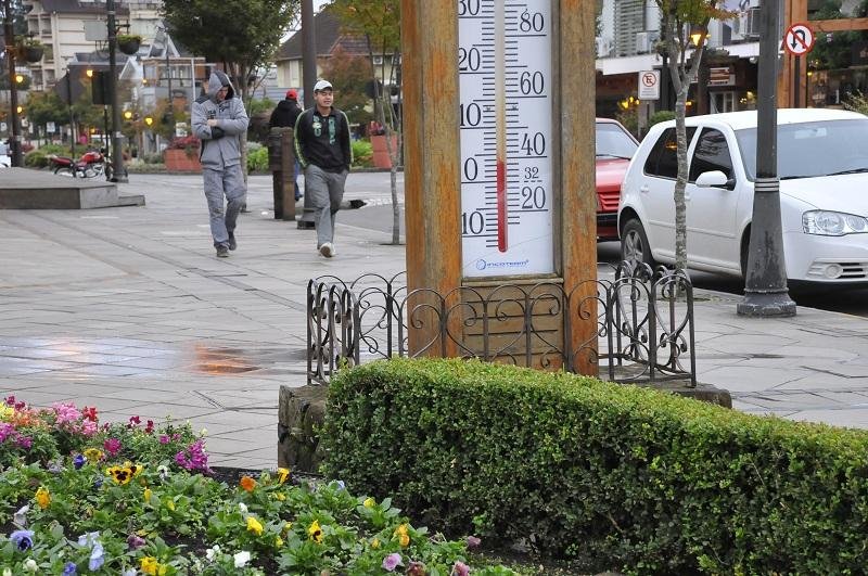 Em Gramado, temperatura ficou pr&oacute;xima de 0&ordm;C