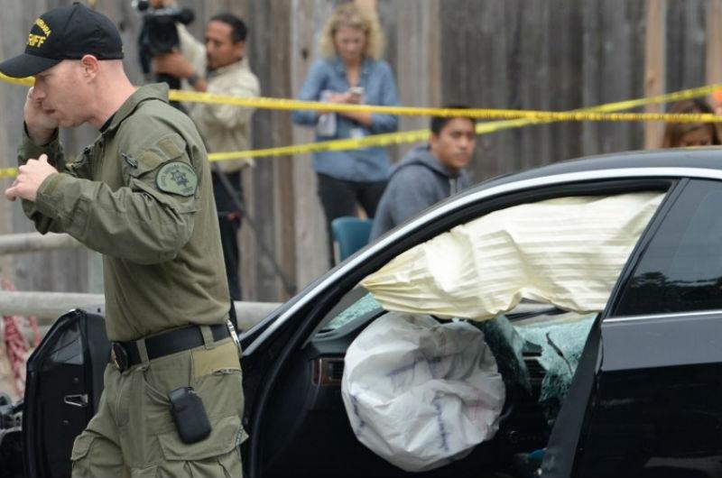 Pol&iacute;cia encontrou o suspeito morto dentro do carro pouco depois do ataque