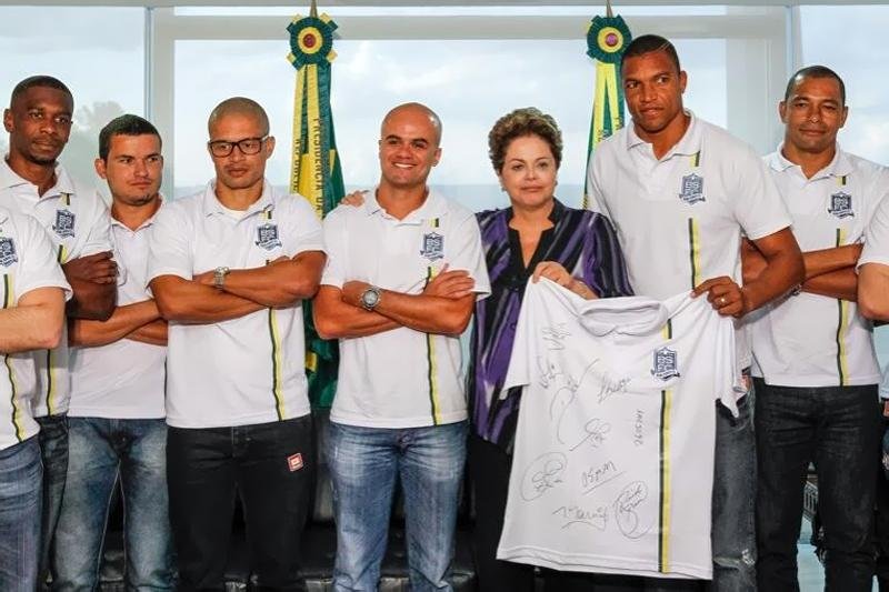 Jogadores do Inter se uniram ao Bom Senso FC para falar sobre o calend&aacute;rio do futebol brasileiro