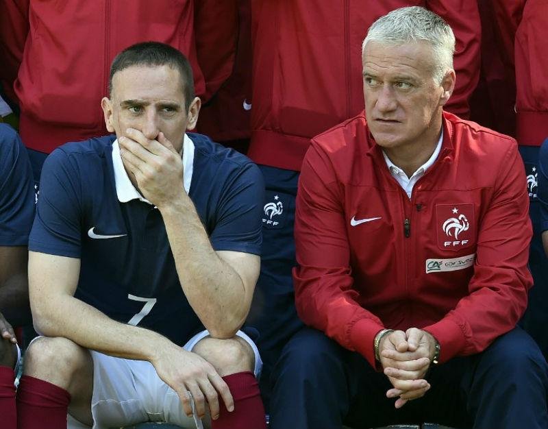 Rib&eacute;ry vai desfalcar a Fran&ccedil;a na Copa do Mundo