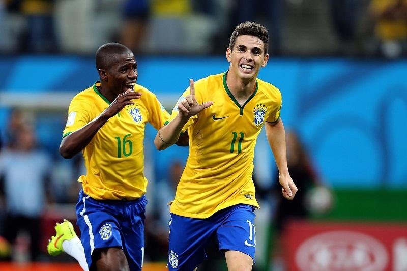 Oscar teve uma boa atua&ccedil;&atilde;o na estreia do Brasil na Copa de 2014