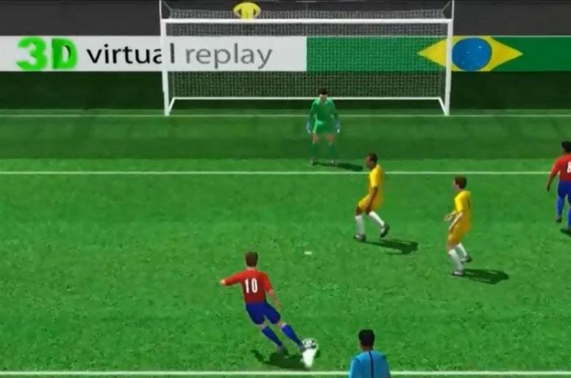 Veja em 3D os gols da vit&oacute;ria do Chile sobre a Austr&aacute;lia 