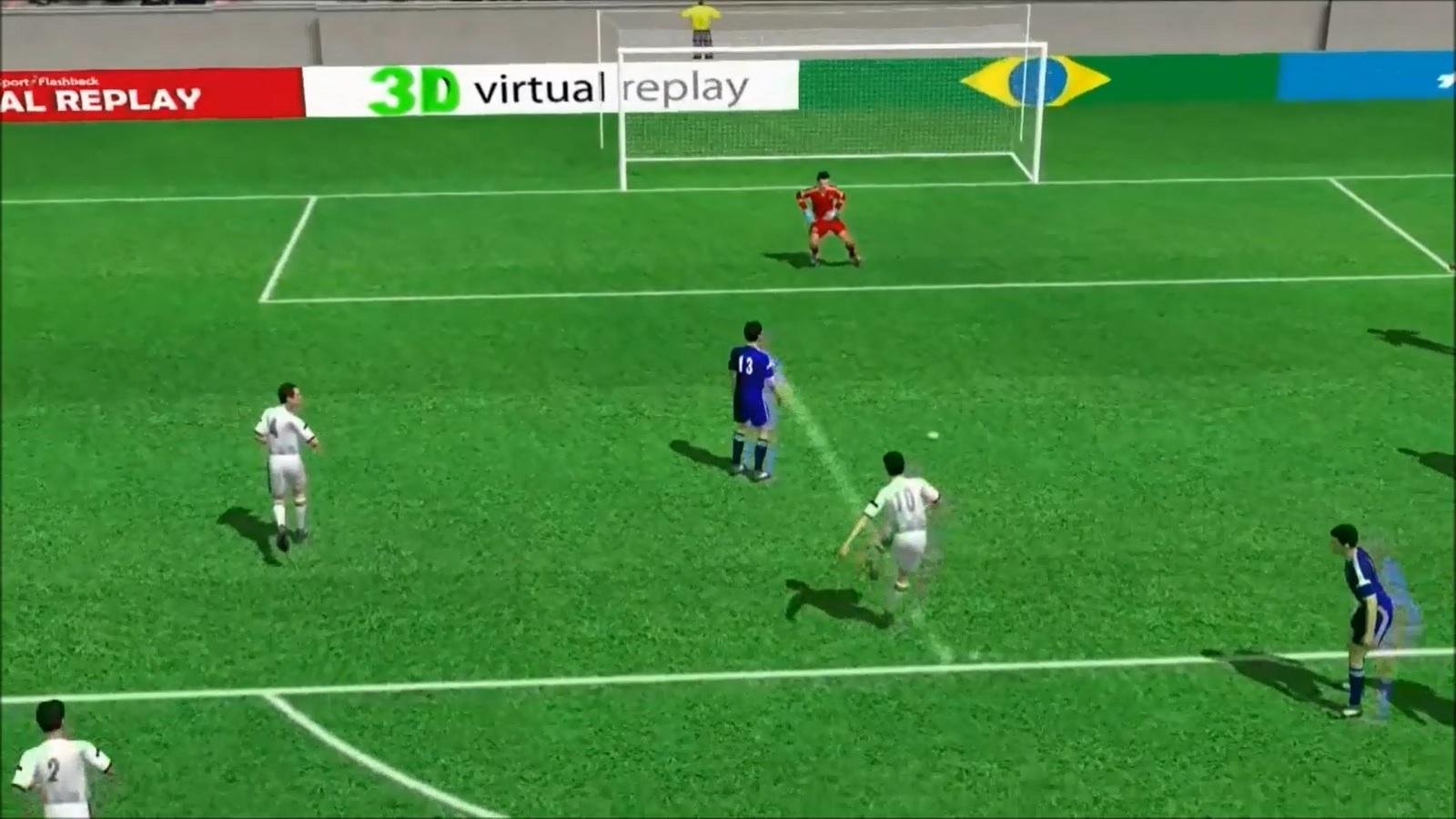 Messi marcou o segundo gol da Argentina na partida