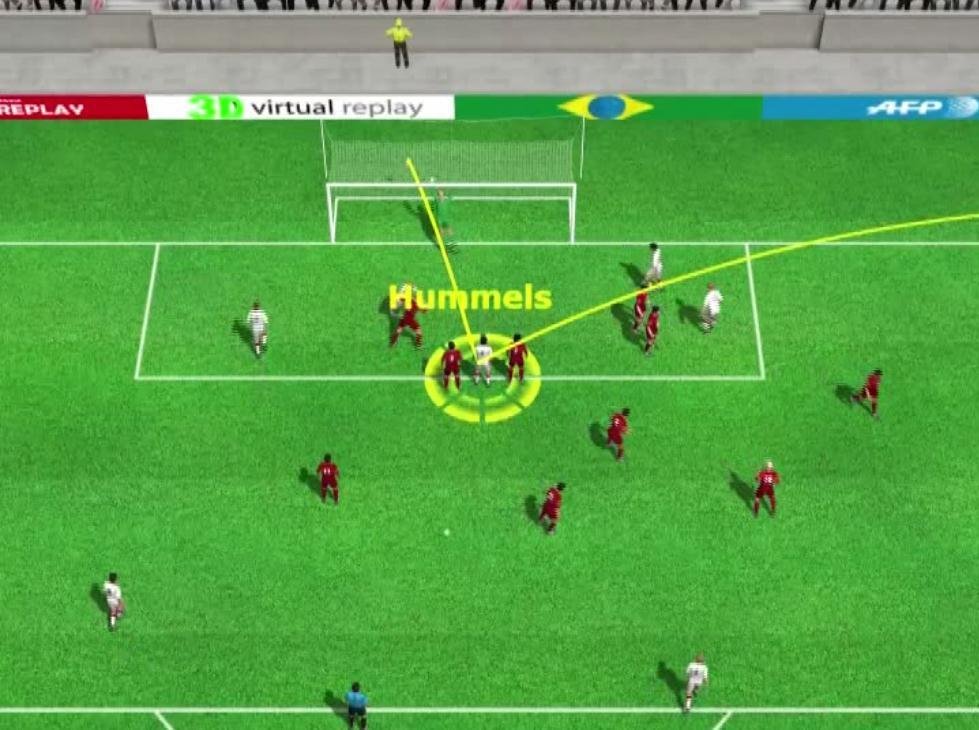 Hummels marcou o segundo gol alem&atilde;o