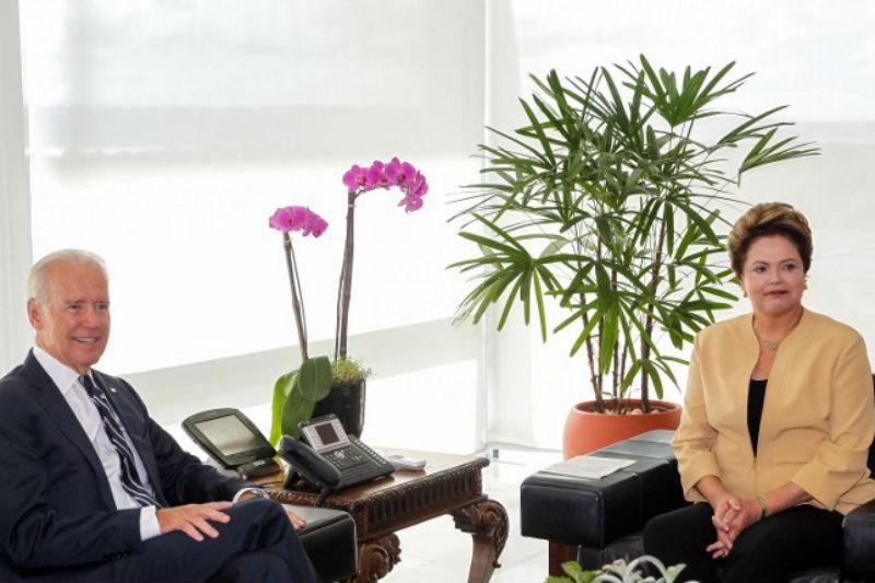 Vice-presidente americano se reuniu com a presidente Dilma nesta ter&ccedil;a-feira