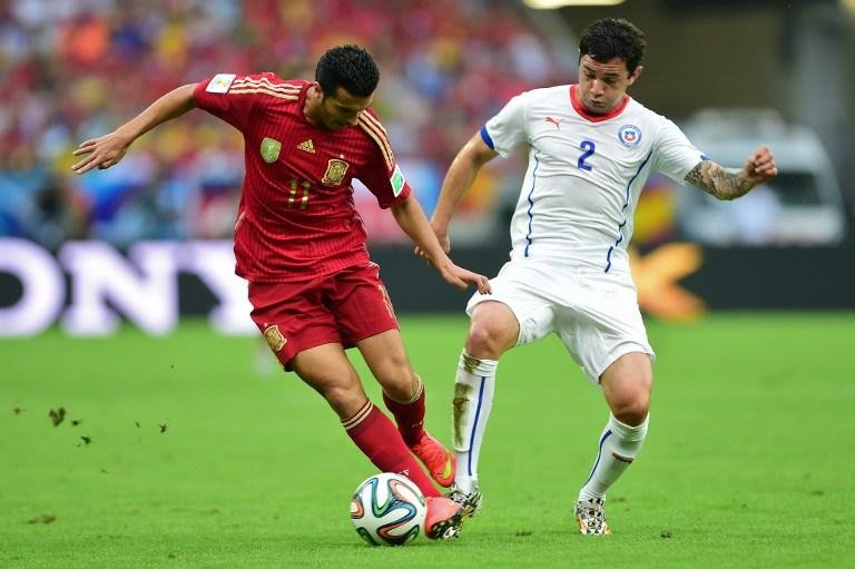 Espanha luta pela sobreviv&ecirc;ncia contra o Chile