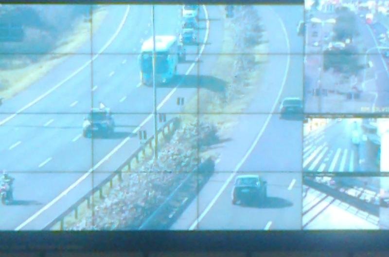 Imagens chegavam at&eacute; o Centro Integrado de Comando e Controle Regional