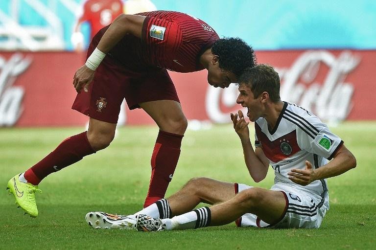 Pepe foi expulso contra a Alemanha