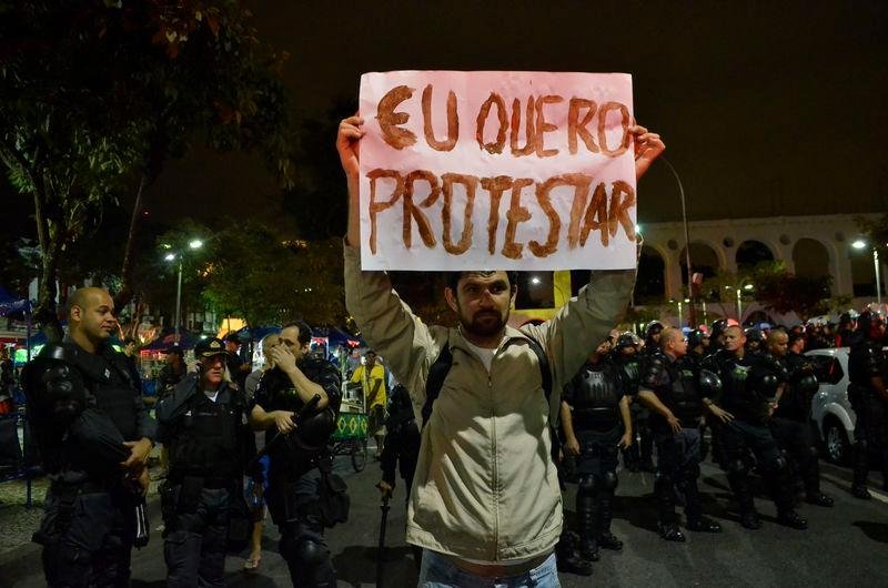 Manifesta&ccedil;&atilde;o virou atra&ccedil;&atilde;o tur&iacute;stica no Rio