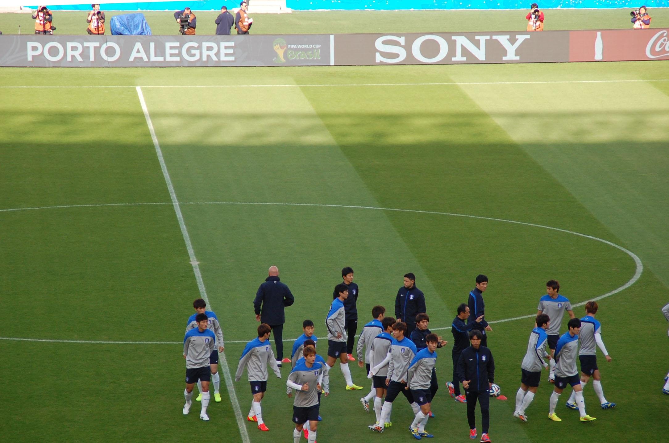 Coreia enfrenta a Arg&eacute;lia &agrave;s 16h no Beira-Rio