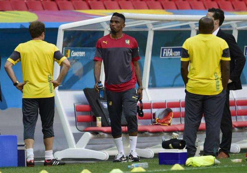 Eto&acute;o n&atilde;o deve iniciar jogo contra Brasil nesta segunda
