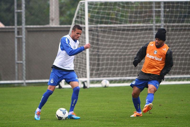 Luan voltou a treinar em recreativo do Gr&ecirc;mio 
