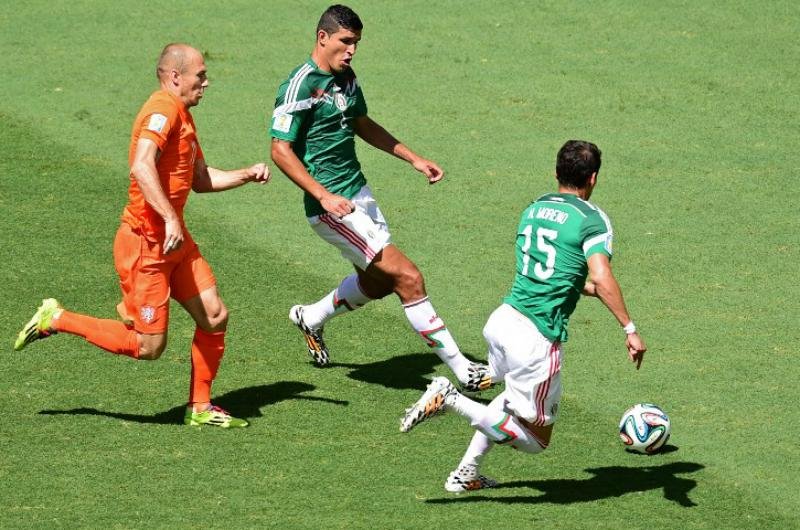 M&eacute;xico e Holanda se enfrentam no Castel&atilde;o