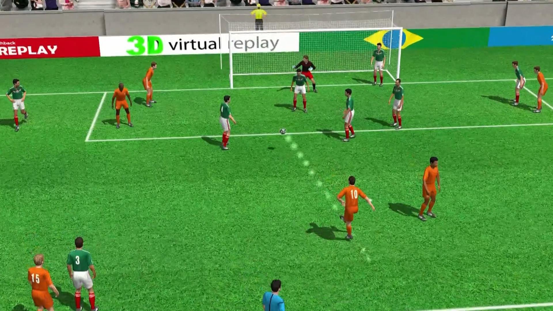 Assista aos gols de Holanda 2 x 1 M&eacute;xico, em 3D