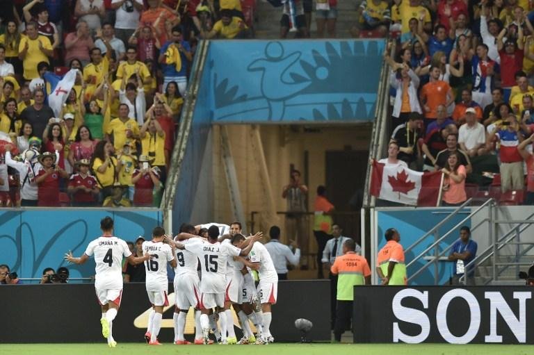 Costa Rica garantiu vaga in&eacute;dita para as quartas da Copa