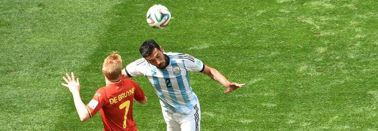 Inicia a partida entre Argentina e B&eacute;lgica 