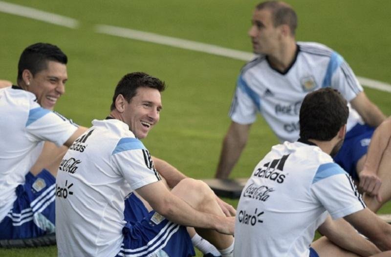 Jogadores fizeram um treino leve