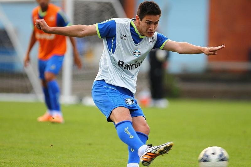 Lateral Mat&iacute;as voltou a treinar nesta quarta