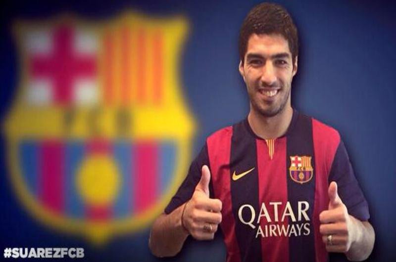 Barcelona anuncia acordo com Liverpool para contratar Su&aacute;rez