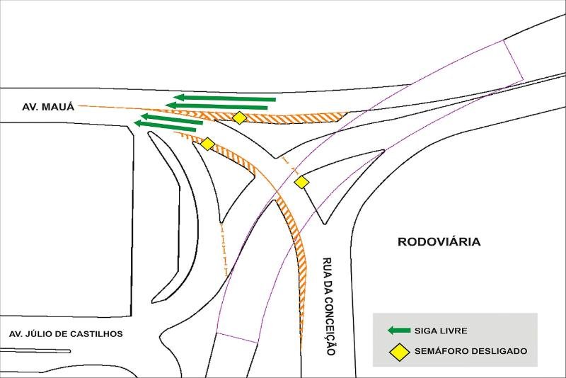 Constru&ccedil;&atilde;o do viaduto da J&uacute;lio de Castilhos facilitou acesso &agrave; avenida Castelo Branco