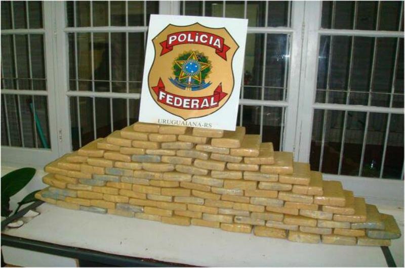 Mais de 100 quilos de maconha foram apreendidos pela PF