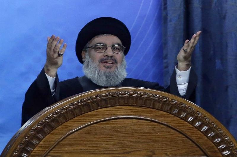 Hassan Nasrallah apareceu durante o Dia de Jerusal&eacute;m