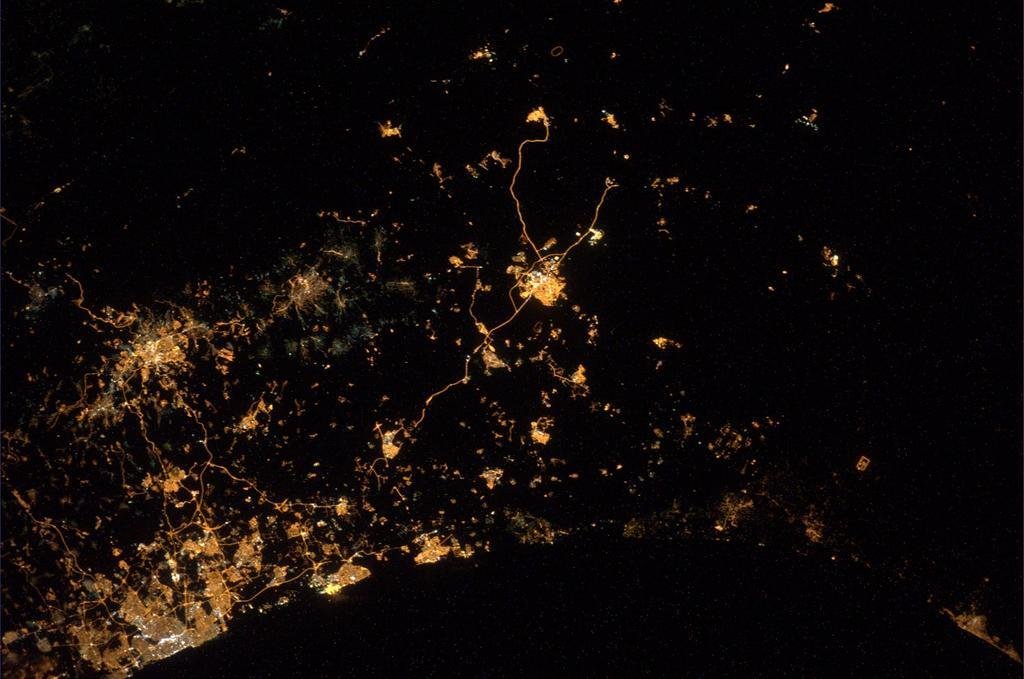 Astronauta publica foto dos confrontos em Gaza visto do espa&ccedil;o