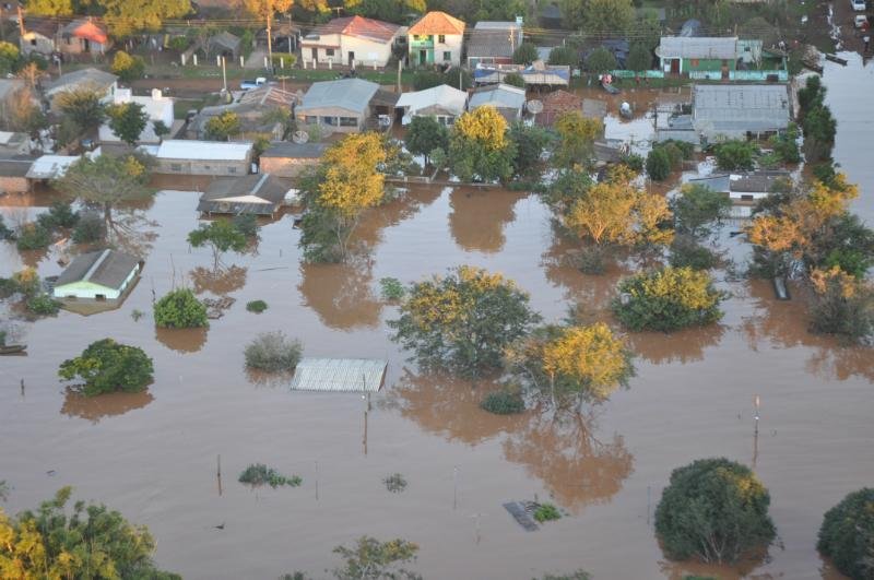 S&atilde;o Borja foi uma das cidades mais atingidas pela enchente