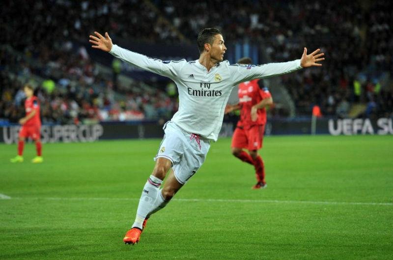 Cristiano Ronaldo marcou os dois gols do t&iacute;tulo do Real Madrid