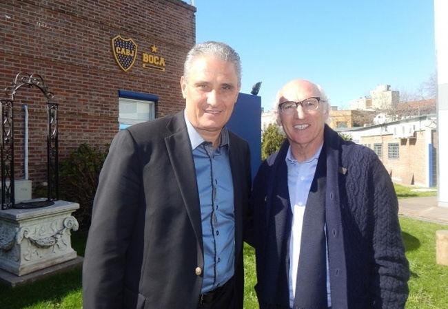 Tite se encontrou com Carlos Bianchi nesta semana 