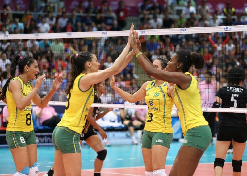Sele&ccedil;&atilde;o bate Tail&acirc;ndia e termina invicta primeira fase do Grand Prix