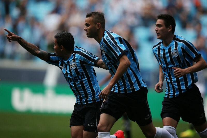 Luan marcou o primeiro gol do Gr&ecirc;mio 