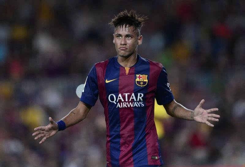 Neymar marcou dois em volta ap&oacute;s les&atilde;o