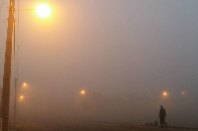 Neblina encobriu Santana do Livramento, na Fronteira Oeste