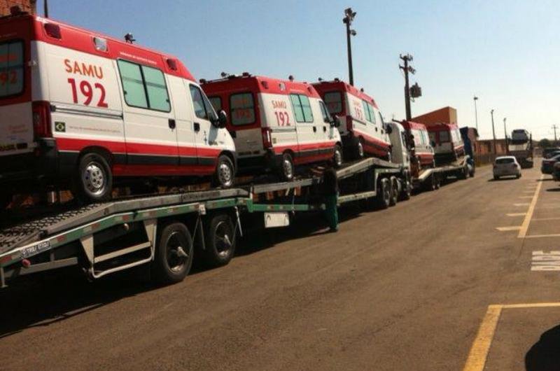 Novas ambul&acirc;ncias chegam em Porto Alegre na segunda-feira