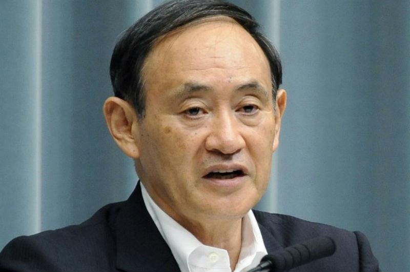 Secret&aacute;rio-geral do governo japon&ecirc;s, Yoshihide Suga, fez an&uacute;ncio nesta segunda-feira
