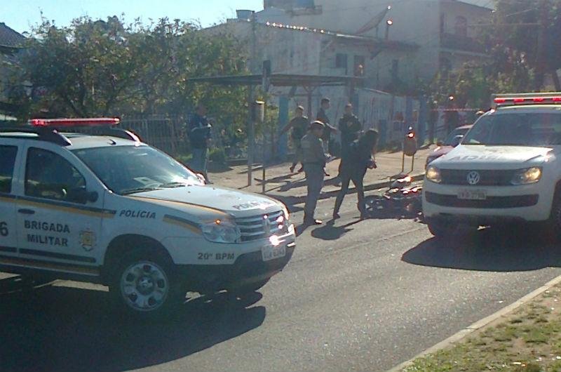 Policiais militares encontraram o motorista do &ocirc;nibus na travessa Leonardo Truda, no Centro da cidade