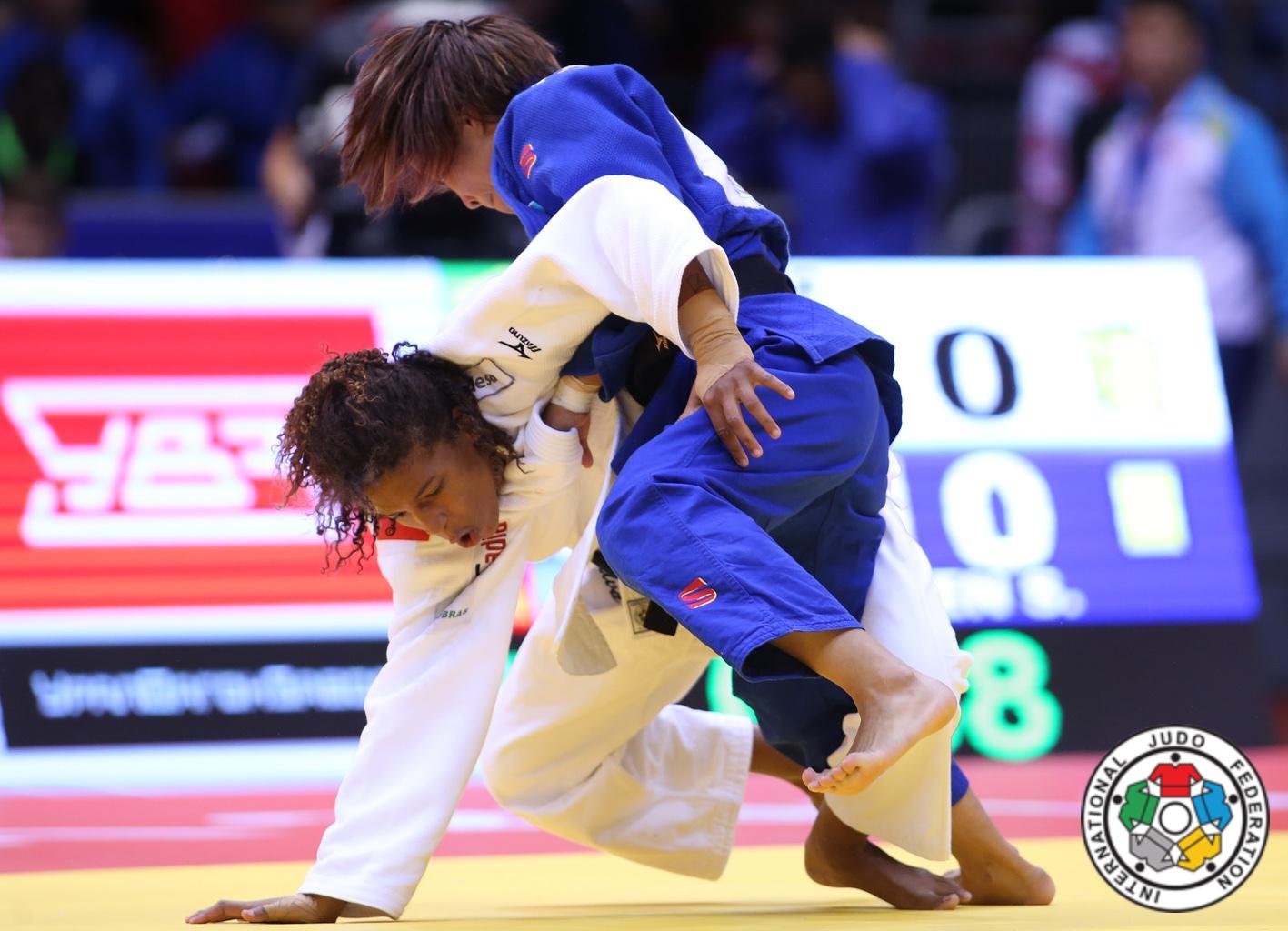 Rafaela Silva perde para francesa e fica sem medalha no Mundial de Jud&ocirc;