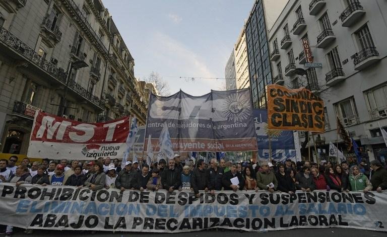 Nova greve nacional busca paralisar Argentina