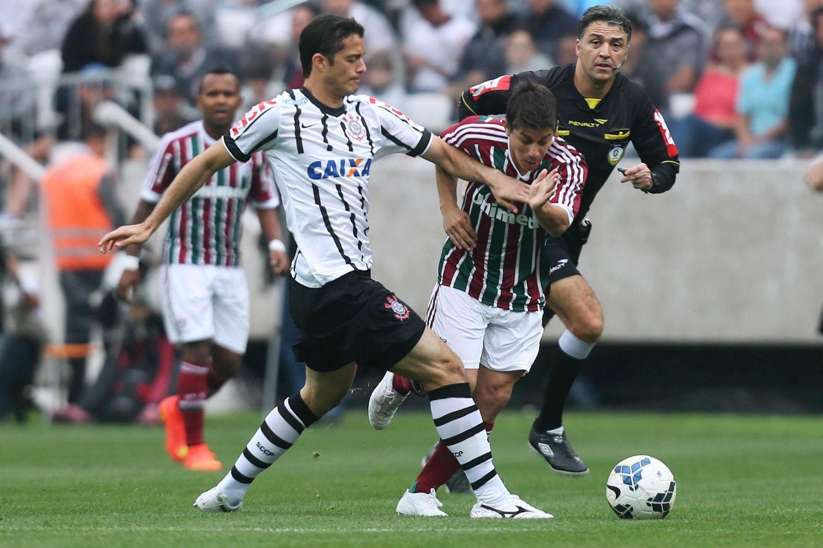 Corinthians e Fluminense ficaram no 1 a 1 no Itaquer&atilde;o