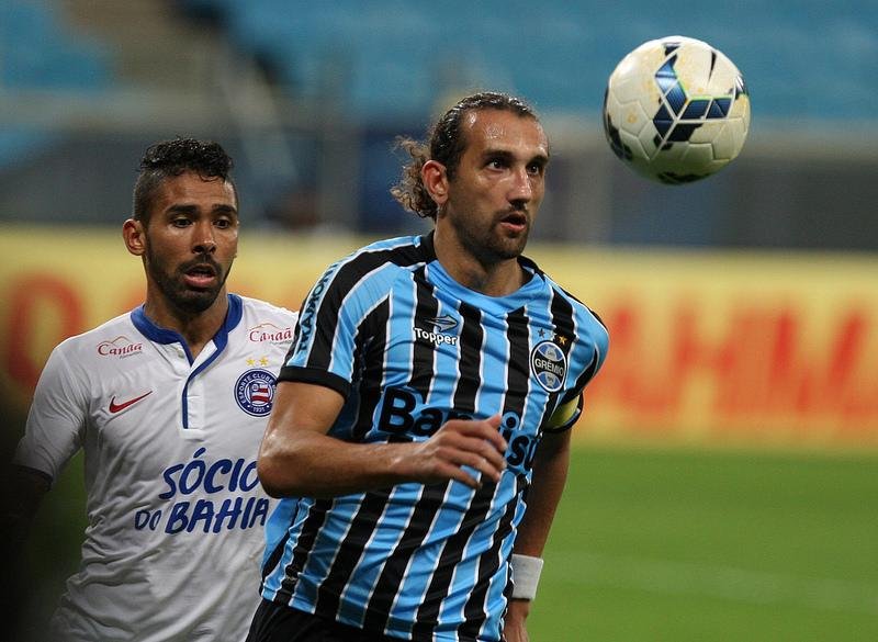 Barcos ser&aacute; um dos dos desfalques do Gr&ecirc;mio diante do Flamengo