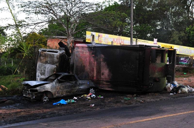 Gari escapou por pouco de acidente na Capital
