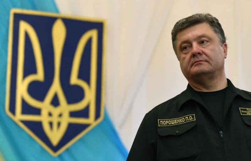 Petro Poroshenko pediu a retirada das tropas russas de seu  pa&iacute;s 