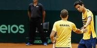 Brasil está a uma vitória de voltar à elite do tênis mundial