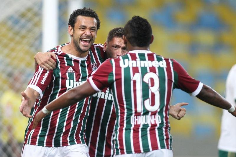 Fred marcou duas vezes na goleada sobre o Palmeiras