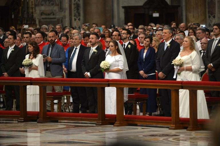 Papa Francisco celebra 20 casamentos no Vaticano